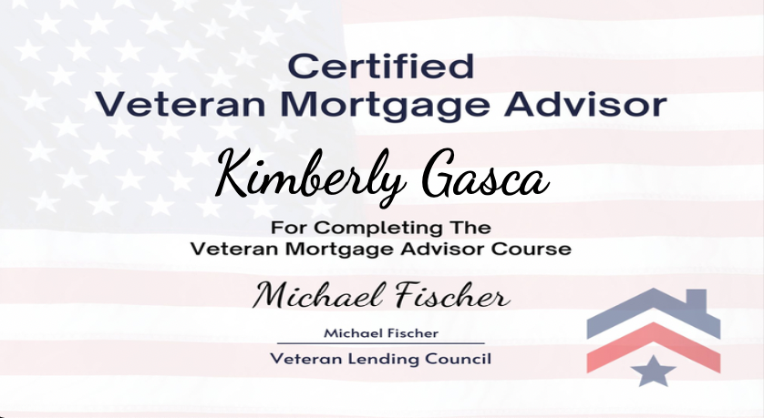 Certified Veteran Mortgage Advisor Certification